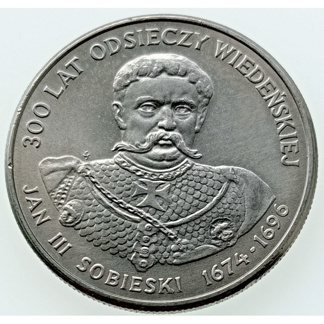 Awers monety 50 Złotych 1983 Król Jan III Sobieski