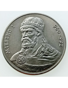 Awers monety 50 Złotych 1979 Książe Mieszko I