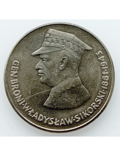Awers monety 50 Złotych 1981 Władysław Sikorski