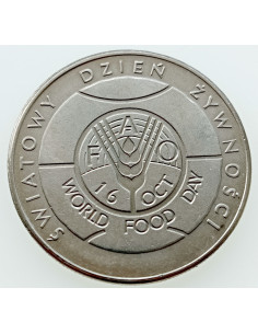 Awers monety 50 Złotych 1981 FAO