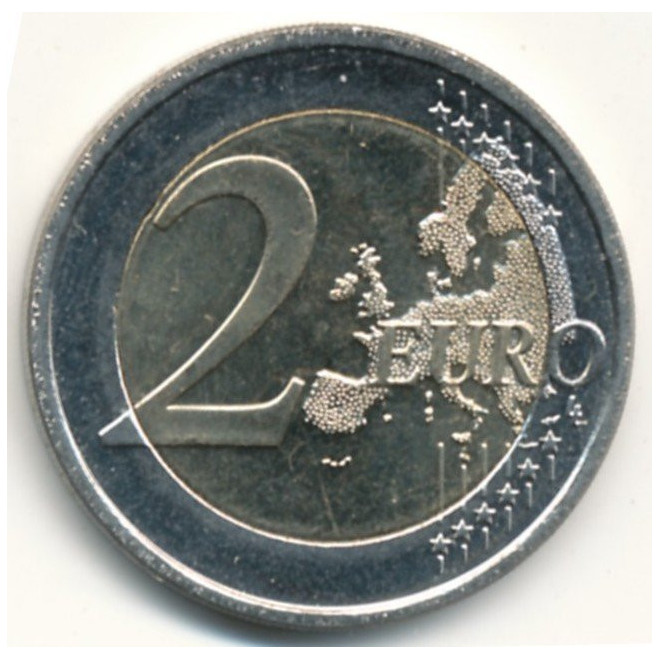 Rewers monety Finlandia 2 euro 2013 125 rocznica ustanowienia Nagrody Nobla