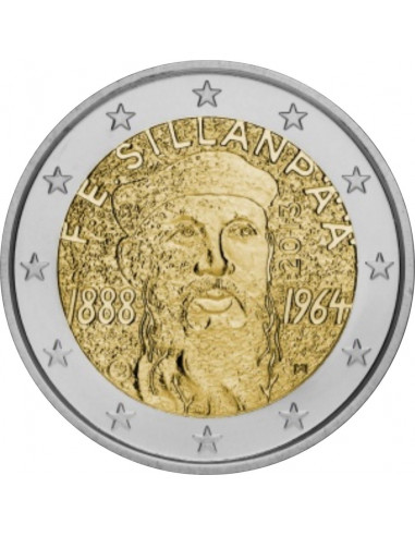 Awers monety 2 euro 2013 125 rocznica ustanowienia Nagrody Nobla