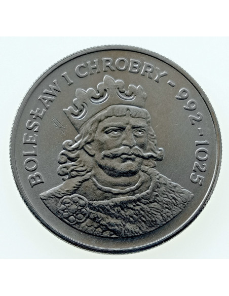 Awers monety 50 Złotych 1980 Bolesław I Chrobry