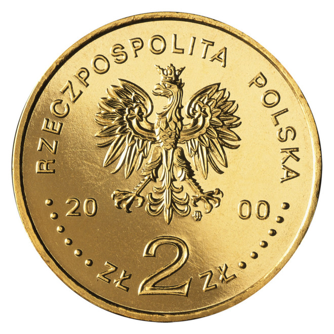 Rewers monety 2 zł 2000  30. rocznica Grudnia 70