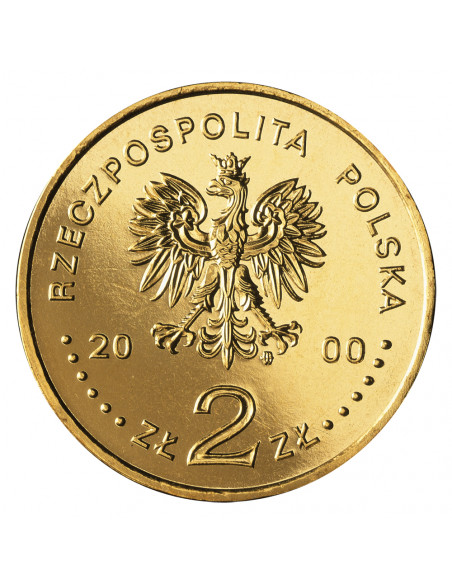 Rewers monety 2 zł 2000  30. rocznica Grudnia 70