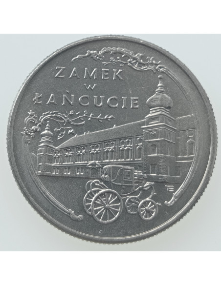 Awers monety 20 000 Złotych 1993 Zamek w Łańcucie