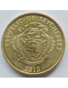 Awers monety Seszele 5 Centów 2010