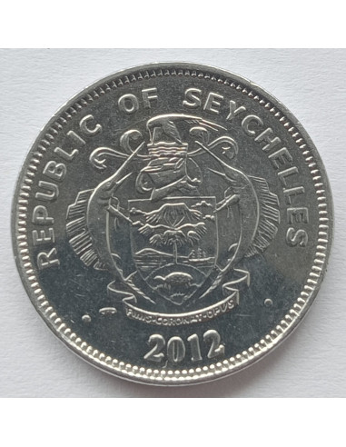 Awers monety Seszele 25 Centów 2012