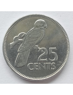 Awers monety Seszele 25 Centów 2012 2