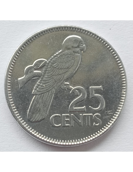 Rewers monety Seszele 25 Centów 2012
