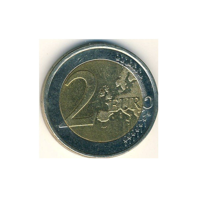 Rewers monety Finlandia 2 euro 2008 60lecie powstania Powszechnej Deklaracji Praw Człowieka Finlandia