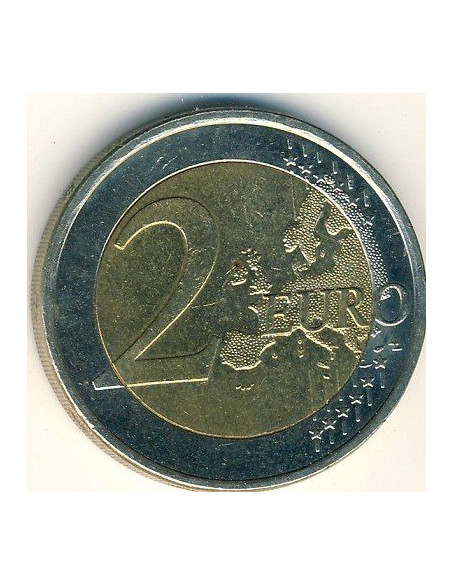Rewers monety Finlandia 2 euro 2008 60lecie powstania Powszechnej Deklaracji Praw Człowieka Finlandia
