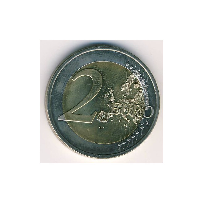 Rewers monety Finlandia 2 euro 2007 50lecie Traktatu Rzymskiego Finlandia