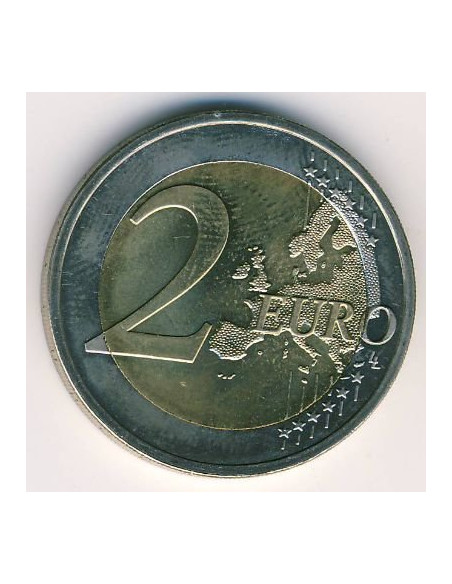 Rewers monety Finlandia 2 euro 2007 50lecie Traktatu Rzymskiego Finlandia