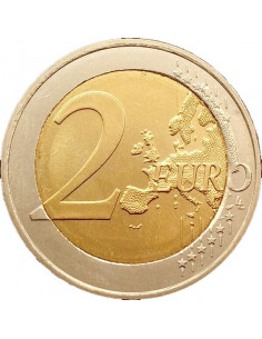 Awers monety Finlandia 2 euro 2007 90lecie niepodległości Finlandii 2