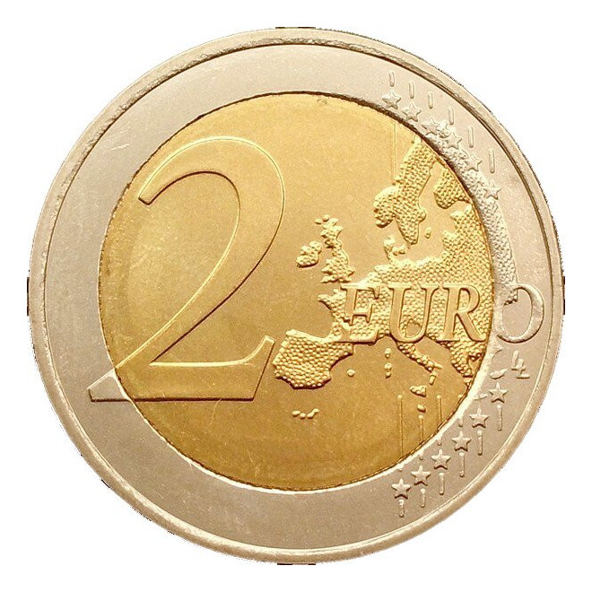 Rewers monety Finlandia 2 euro 2007 90lecie niepodległości Finlandii