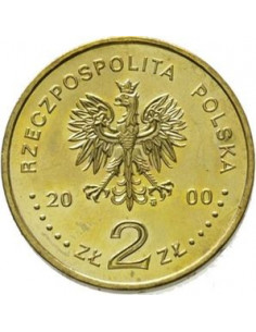 Awers monety 2 zł 2000 Poczet królów i książąt polskich: Jan II Kazimierz 1648 1668 2