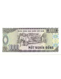Przód banknotu Wietnam 1 000 Dong 1988 UNC 2