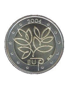 Awers monety Finlandia 2 euro 2004 Przystąpienie nowych państw członkowskich do Unii Europejskiej