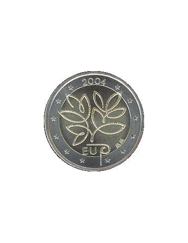 Awers monety 2 euro 2004 Przystąpienie nowych państw członkowskich do Unii Europejskiej