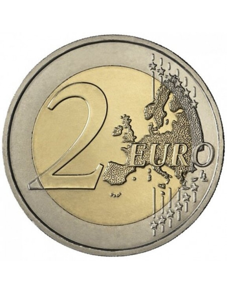 Rewers monety Francja 2 euro 2020 Generał Charles de Gaulle