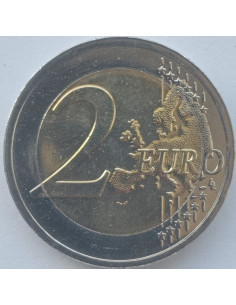 Awers monety Litwa 2 euro 2022 100 lat koszykówki na Litwie 2