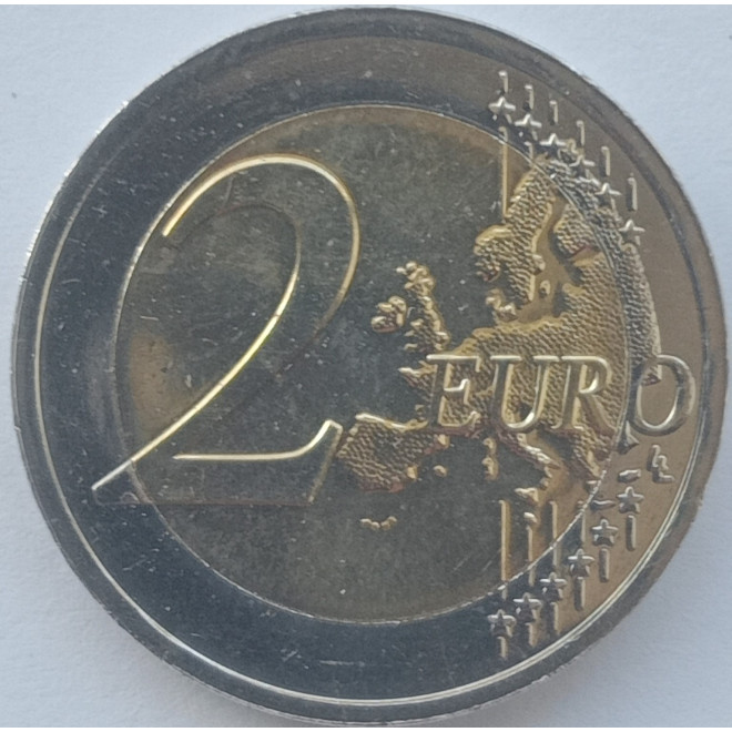Rewers monety Litwa 2 euro 2022 100 lat koszykówki na Litwie