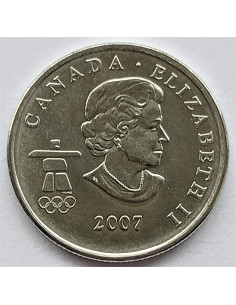 Awers monety Kanada 25 Centów 2007