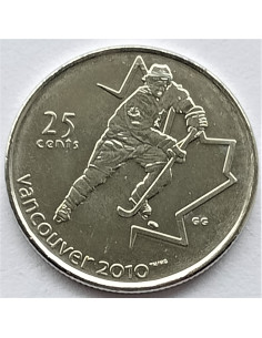 Awers monety Kanada 25 Centów 2007 2