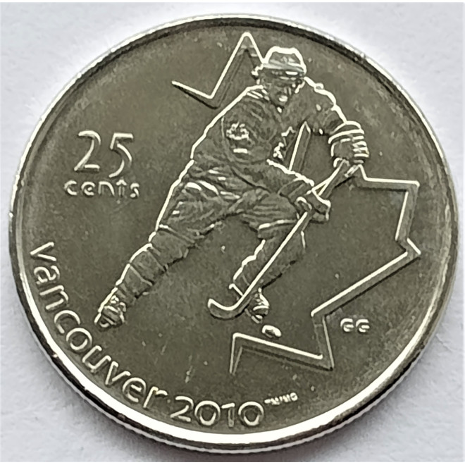 Rewers monety Kanada 25 Centów 2007