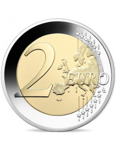 Awers monety Francja 2 euro 2020 Badania medyczne 2