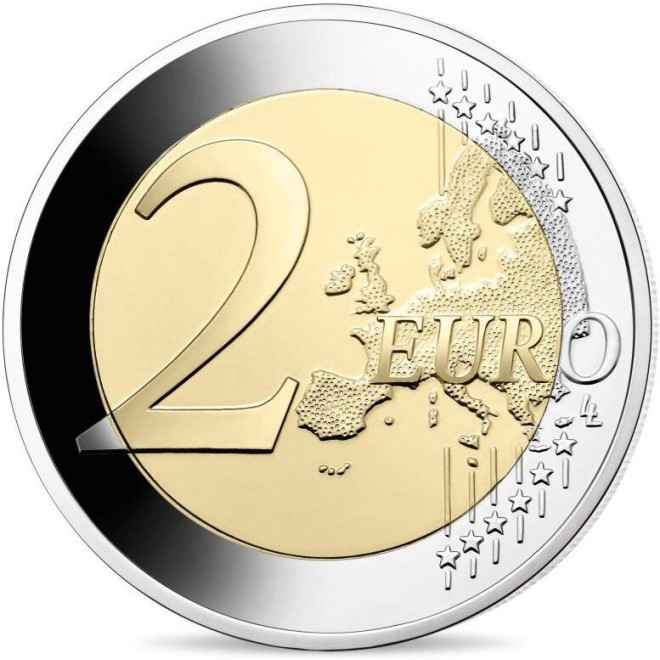 Rewers monety Francja 2 euro 2019 Asteriks