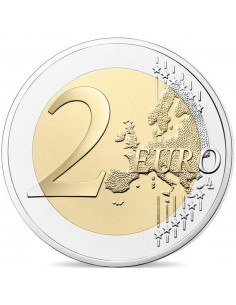 Awers monety Francja 2 euro 2019 30 rocznica Upadku Muru Berlińskiego Francja 2