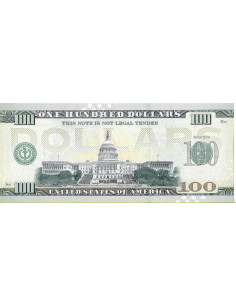Przód banknotu USA 100 Dolarów 2022 Alaska Commemorative Dollar 2