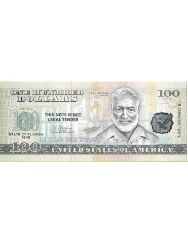 Przód banknotu USA 100 Dolarów 2022 Florida Commemorative Dollar