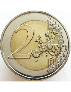 Awers monety Francja 2 euro 2017 Setna rocznica śmierci Auguste Rodin 2