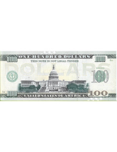 Przód banknotu USA 100 Dolarów 2022 Arkansas Commemorative Dollar 2