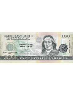 Przód banknotu USA 100 Dolarów 2022 Arizona Commemorative Dollar