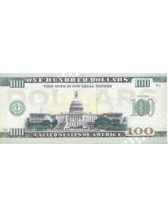 Przód banknotu USA 100 Dolarów 2022 Michigan Commemorative Dollar 2