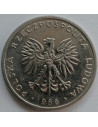 Awers monety 20 Złotych 1986