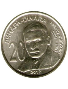 Awers monety Serbia 20 Dinar 2012 Mihajlo Pupin