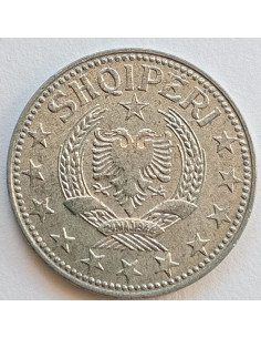 Awers monety Albania 5 Lek 1957 2