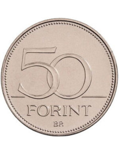 Awers monety Węgry 50 Forint 2023 Krajowe Pogotowie Ratunkowe 75. rocznica 2