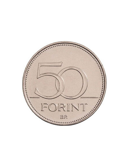 Rewers monety Węgry 50 Forint 2023 Krajowe Pogotowie Ratunkowe 75. rocznica