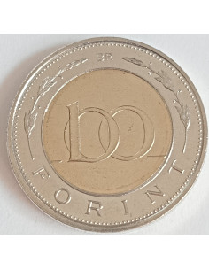 Awers monety Węgry 100 Forint 2023 Węgierskie Siły Obronne 175 lat 2