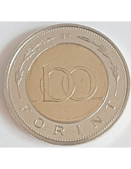 Rewers monety Węgry 100 Forint 2023 Węgierskie Siły Obronne 175 lat