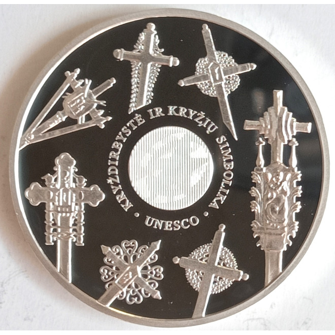 Rewers monety Litwa 50 Lit 2008 Europejskie dziedzictwo kulturalne