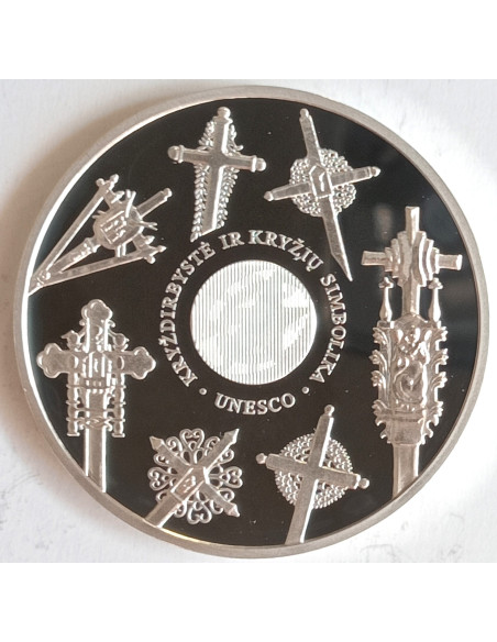 Rewers monety Litwa 50 Lit 2008 Europejskie dziedzictwo kulturalne