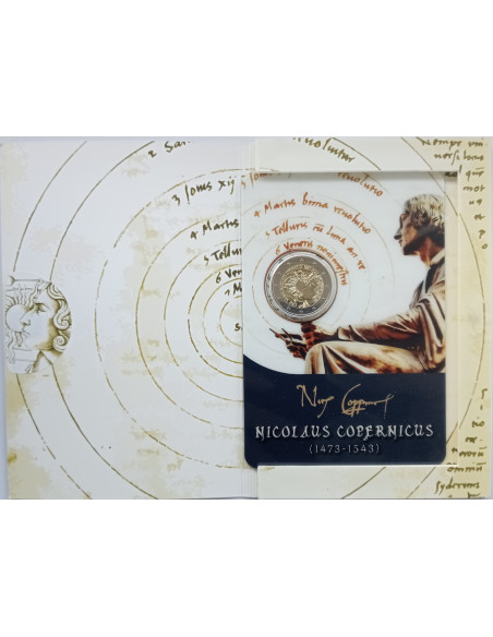 Rewers monety Malta 2 euro 2023 Mikołaj Kopernik 14731543