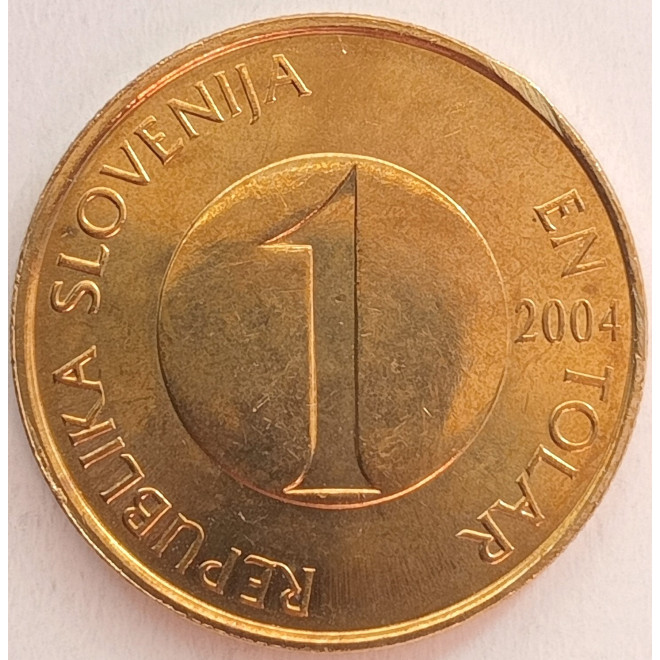 Rewers monety Słowenia 1 Tolar 2004